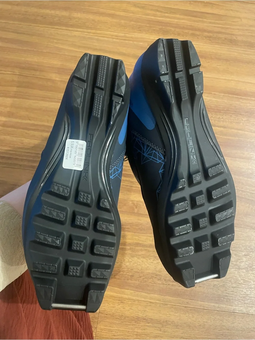 Salomon Vitane Prolink Women’s Nordic Ski Boots Size 9 Black/Blue Zip NEW